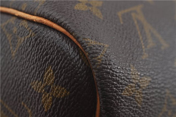 Auth Louis Vuitton Monogram Keepall Bandouliere 55 Boston Bag M41414 LV 7898D