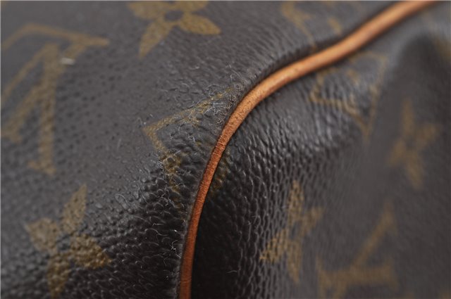 Auth Louis Vuitton Monogram Keepall Bandouliere 55 Boston Bag M41414 LV 7898D