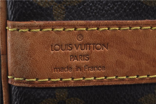 Auth Louis Vuitton Monogram Keepall Bandouliere 55 Boston Bag M41414 LV 7898D