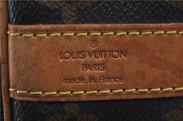 Auth Louis Vuitton Monogram Keepall Bandouliere 55 Boston Bag M41414 LV 7898D