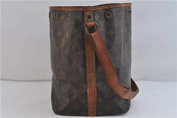 Authentic LOUIS VUITTON Monogram Petit Noe Shoulder Bag M42226 LV 7899C