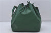 Authentic Louis Vuitton Epi Petit Noe Shoulder Bag Green M44104 LV 7899D