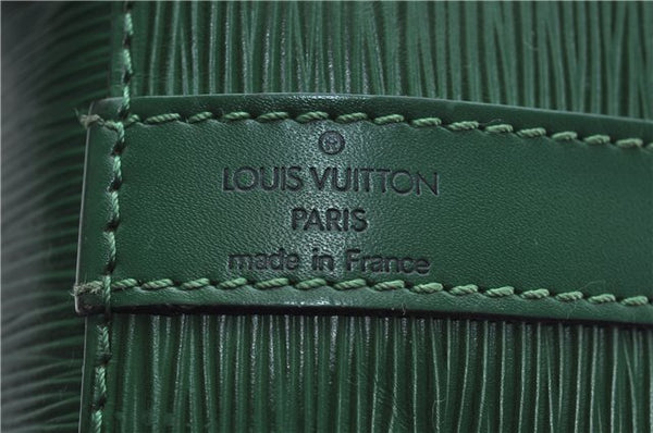 Authentic Louis Vuitton Epi Petit Noe Shoulder Bag Green M44104 LV 7899D
