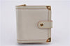 Authentic Louis Vuitton Suhali Compact Zip Bifold Wallet Ivory M91831 LV 7899F