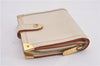 Authentic Louis Vuitton Suhali Compact Zip Bifold Wallet Ivory M91831 LV 7899F