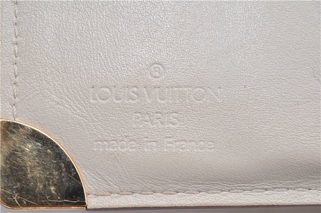 Authentic Louis Vuitton Suhali Compact Zip Bifold Wallet Ivory M91831 LV 7899F