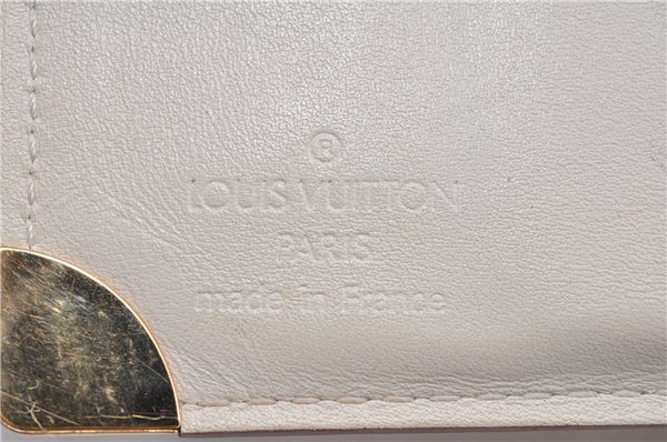 Authentic Louis Vuitton Suhali Compact Zip Bifold Wallet Ivory M91831 LV 7899F
