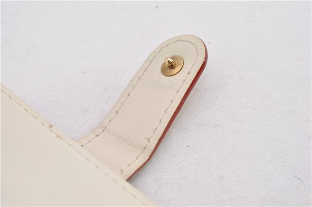 Authentic Louis Vuitton Suhali Compact Zip Bifold Wallet Ivory M91831 LV 7899F