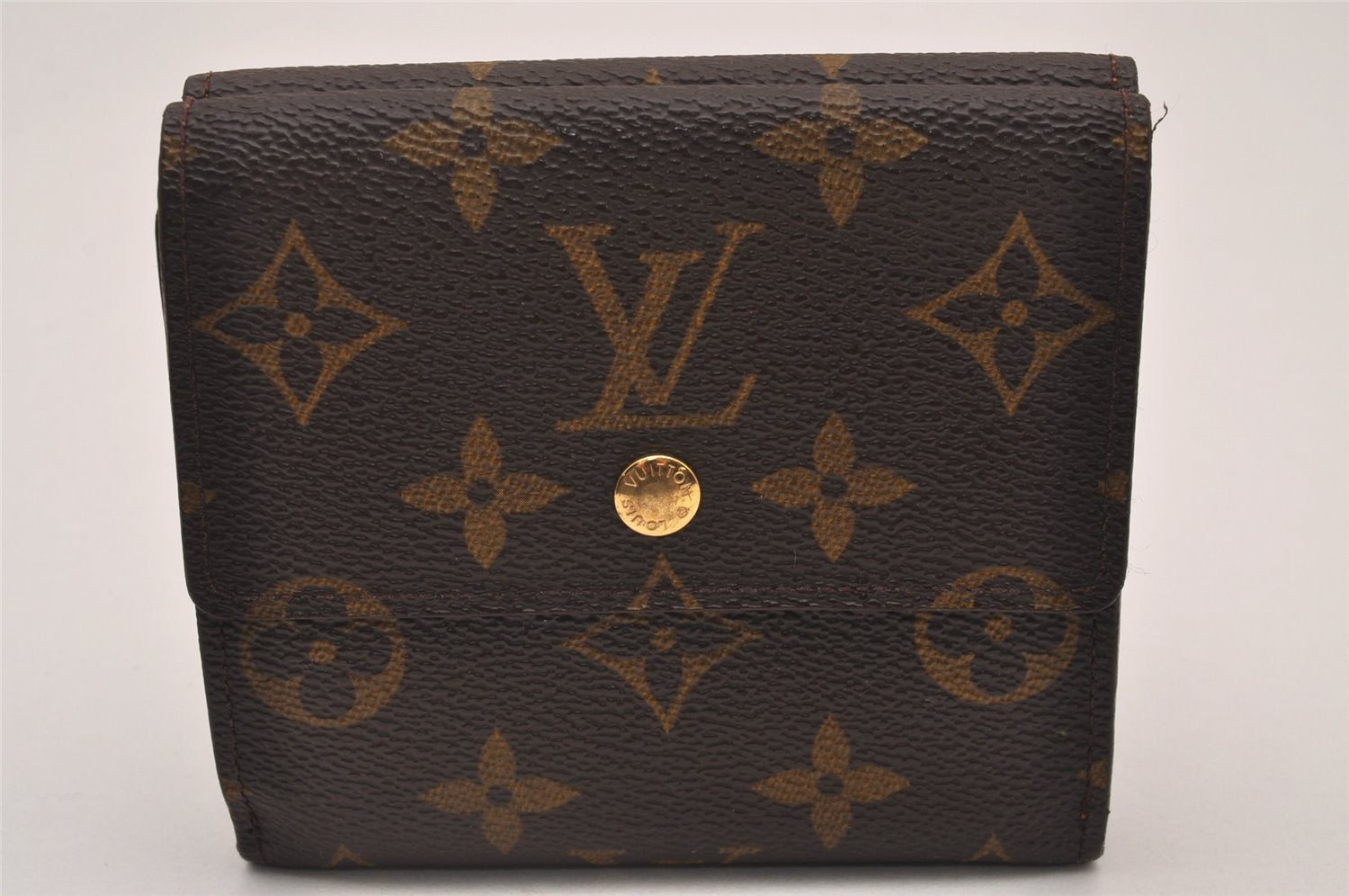 Authentic Louis Vuitton Monogram M61652 Porte Monnaie Billet Carte Credit 7900I