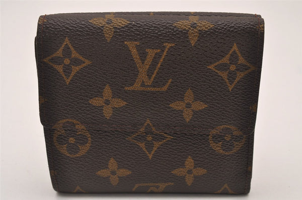 Authentic Louis Vuitton Monogram M61652 Porte Monnaie Billet Carte Credit 7900I