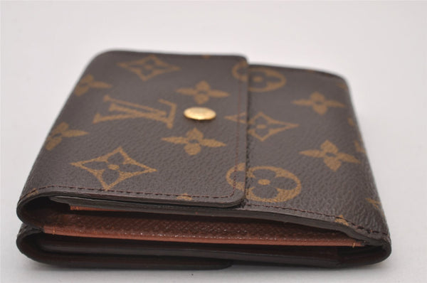 Authentic Louis Vuitton Monogram M61652 Porte Monnaie Billet Carte Credit 7900I