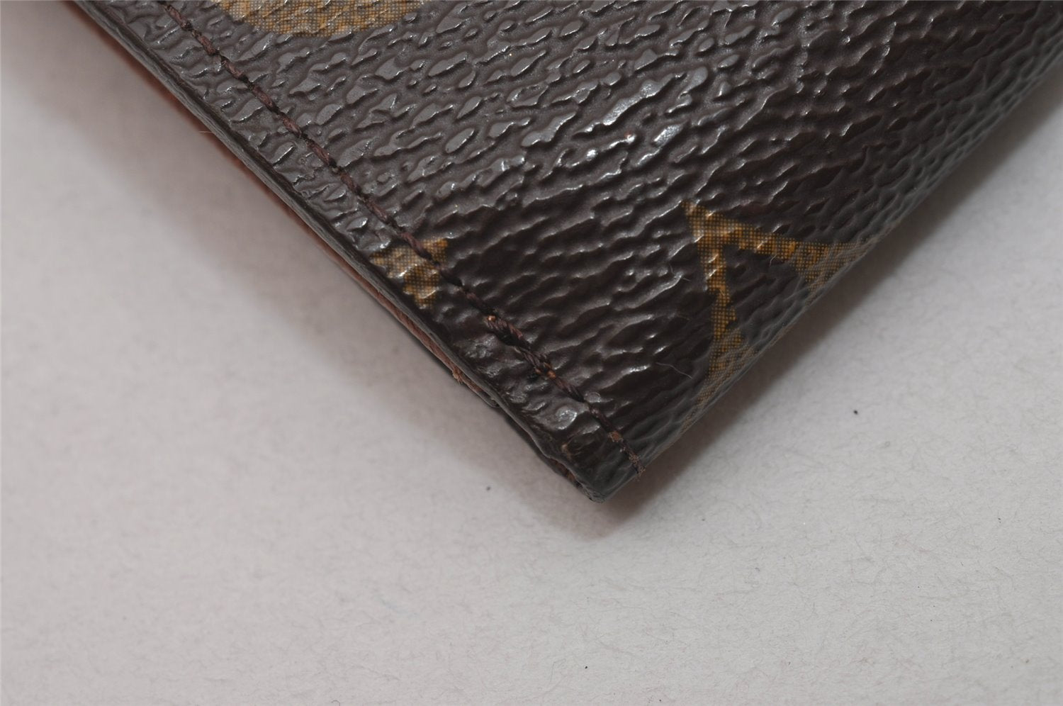 Authentic Louis Vuitton Monogram M61652 Porte Monnaie Billet Carte Credit 7900I