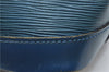 Authentic LOUIS VUITTON Epi Alma PM Hand Bag Purse Blue M52145 LV 7904C