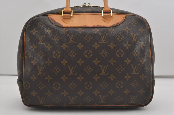 Authentic Louis Vuitton Monogram Deauville Hand Bag M47270 LV 7905I