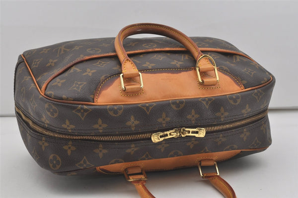 Authentic Louis Vuitton Monogram Deauville Hand Bag M47270 LV 7905I