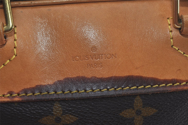 Authentic Louis Vuitton Monogram Deauville Hand Bag M47270 LV 7905I