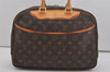 Authentic Louis Vuitton Monogram Deauville Hand Bag M47270 LV 7906I