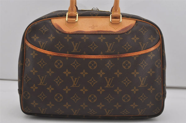 Authentic Louis Vuitton Monogram Deauville Hand Bag M47270 LV 7906I
