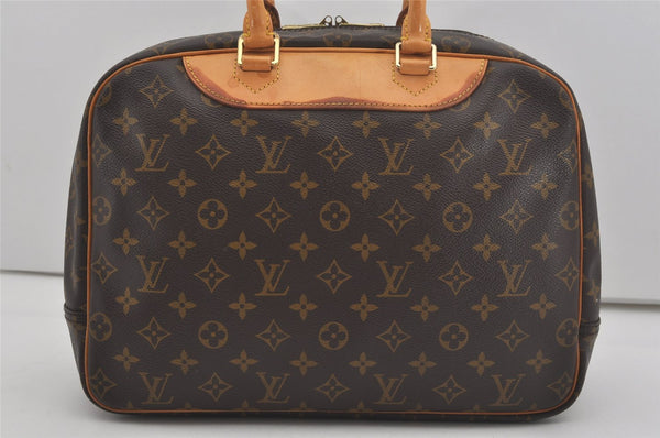 Authentic Louis Vuitton Monogram Deauville Hand Bag M47270 LV 7906I