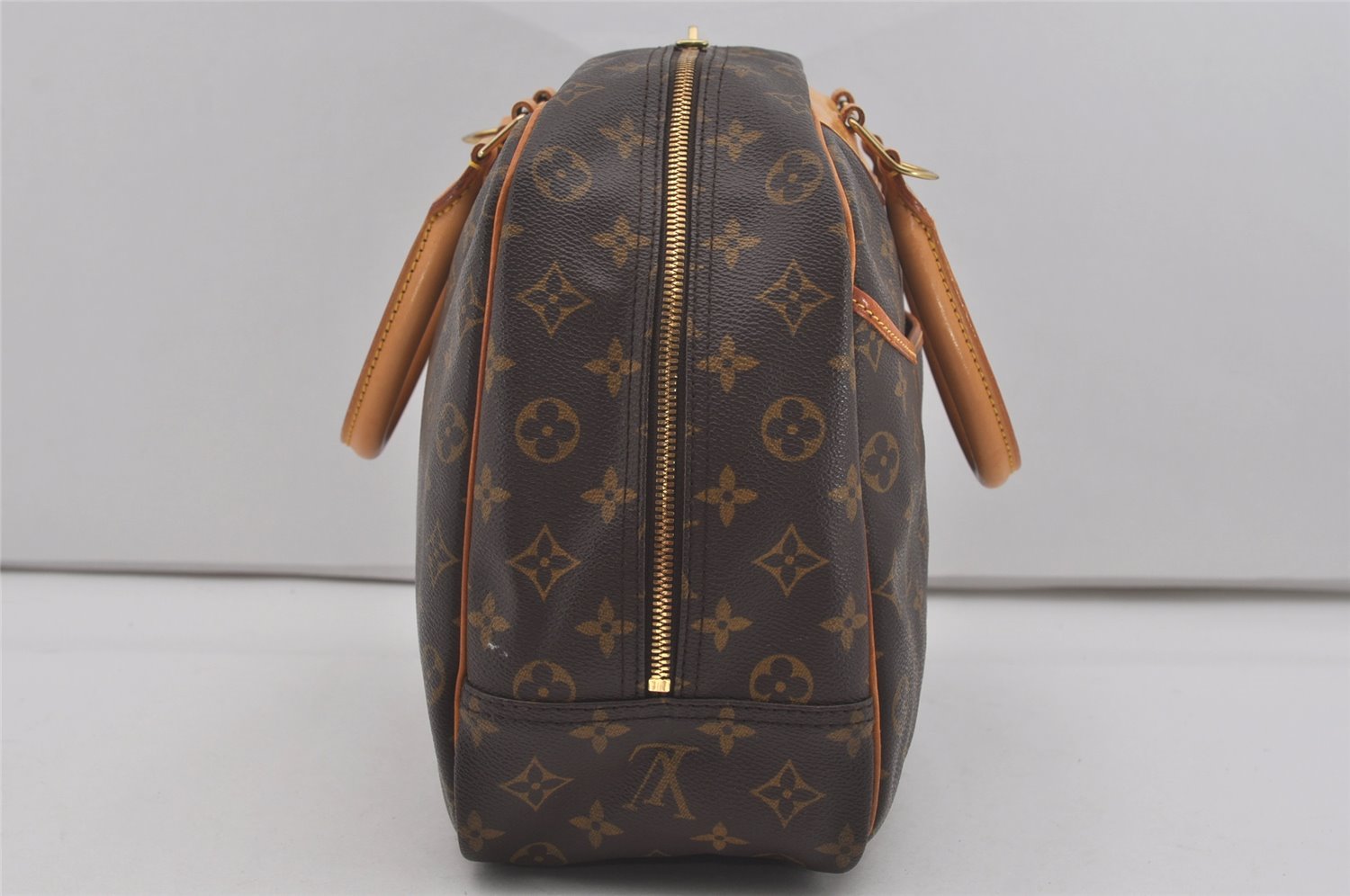 Authentic Louis Vuitton Monogram Deauville Hand Bag M47270 LV 7906I