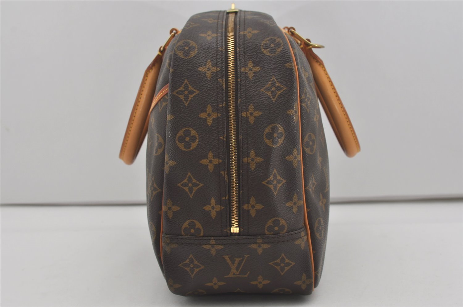 Authentic Louis Vuitton Monogram Deauville Hand Bag M47270 LV 7906I