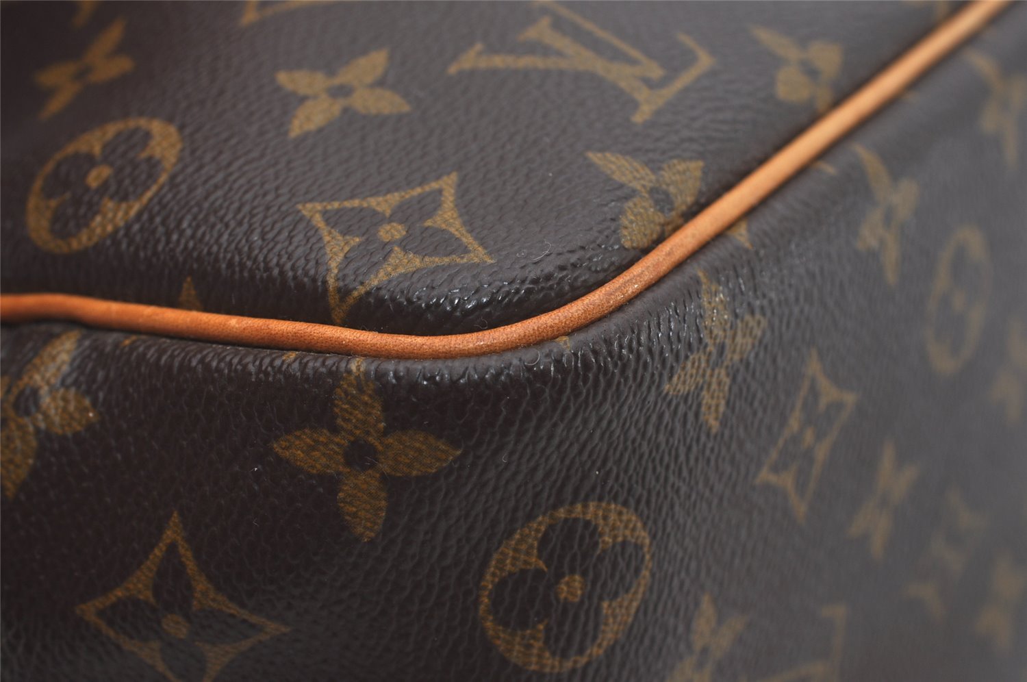 Authentic Louis Vuitton Monogram Deauville Hand Bag M47270 LV 7906I