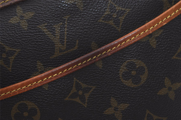 Authentic Louis Vuitton Monogram Deauville Hand Bag M47270 LV 7906I