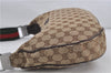 Authentic GUCCI Web Sherry Line Shoulder Cross Bag GG Canvas Leather Brown 7909D