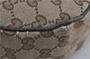 Authentic GUCCI Web Sherry Line Shoulder Cross Bag GG Canvas Leather Brown 7909D