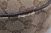 Authentic GUCCI Web Sherry Line Shoulder Cross Bag GG Canvas Leather Brown 7909D
