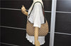 Authentic GUCCI Web Sherry Line Shoulder Cross Bag GG Canvas Leather Brown 7909D