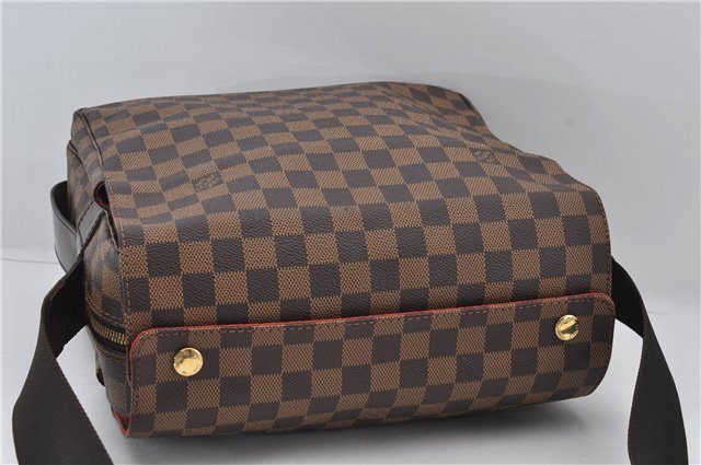 Authentic Louis Vuitton Damier Naviglio Shoulder Cross Body Bag N45255 LV 7910E