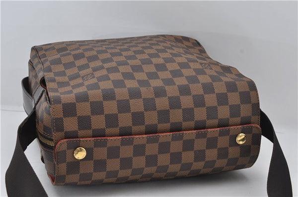 Authentic Louis Vuitton Damier Naviglio Shoulder Cross Body Bag N45255 LV 7910E
