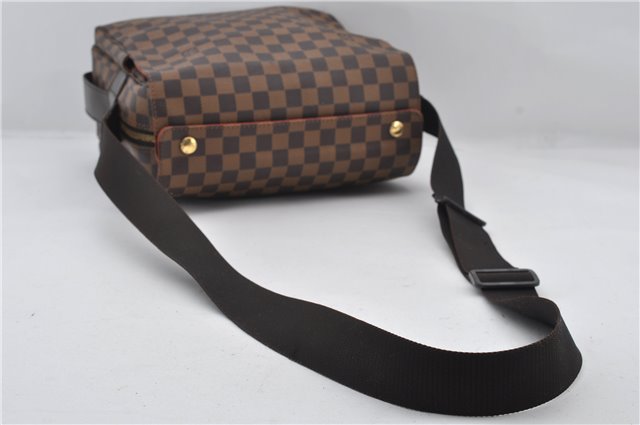 Authentic Louis Vuitton Damier Naviglio Shoulder Cross Body Bag N45255 LV 7910E