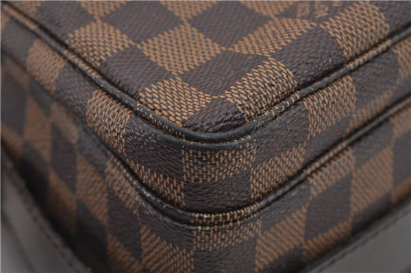 Authentic Louis Vuitton Damier Naviglio Shoulder Cross Body Bag N45255 LV 7910E