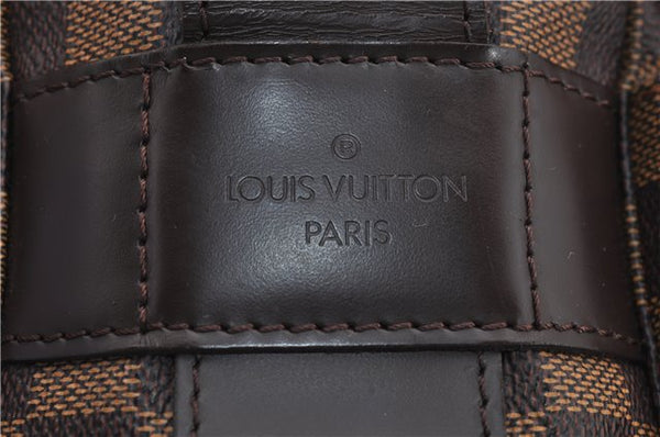 Authentic Louis Vuitton Damier Naviglio Shoulder Cross Body Bag N45255 LV 7910E