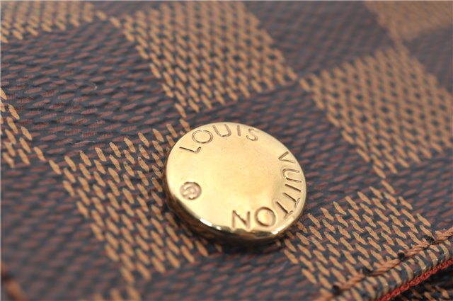 Authentic Louis Vuitton Damier Naviglio Shoulder Cross Body Bag N45255 LV 7910E