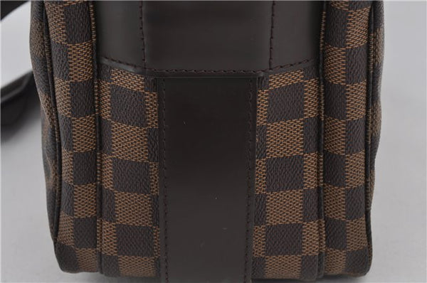 Authentic Louis Vuitton Damier Naviglio Shoulder Cross Body Bag N45255 LV 7910E