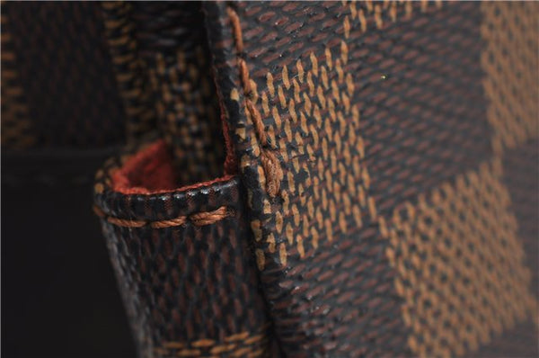 Authentic Louis Vuitton Damier Naviglio Shoulder Cross Body Bag N45255 LV 7910E