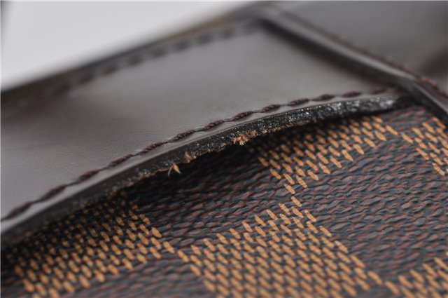 Authentic Louis Vuitton Damier Naviglio Shoulder Cross Body Bag N45255 LV 7910E