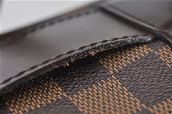 Authentic Louis Vuitton Damier Naviglio Shoulder Cross Body Bag N45255 LV 7910E