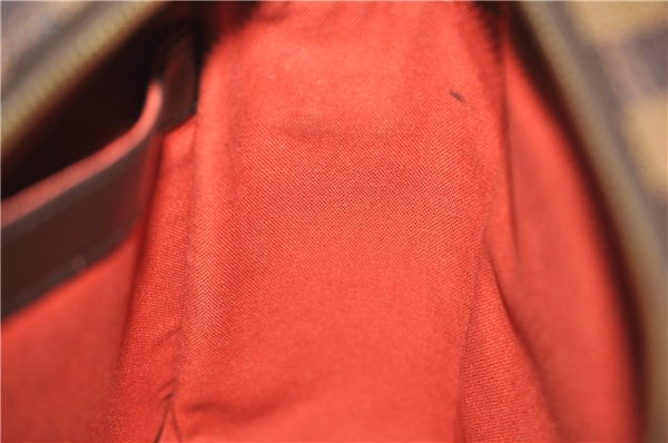 Authentic Louis Vuitton Damier Naviglio Shoulder Cross Body Bag N45255 LV 7910E