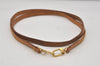 Authentic Louis Vuitton Leather Shoulder Strap Beige 48" LV 7911I