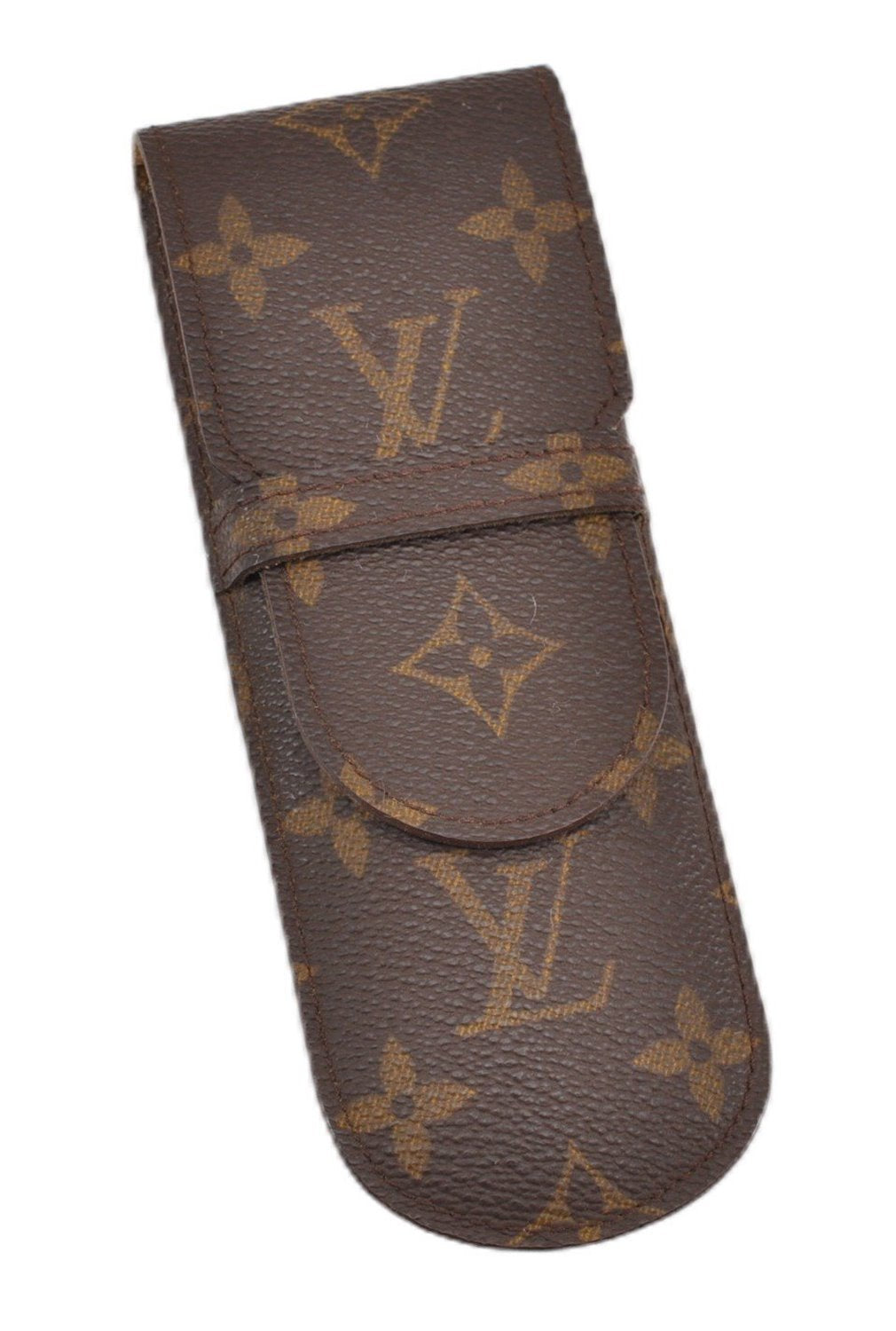 Authentic Louis Vuitton Monogram Etui Styro Pen Case M62990 LV 7914F