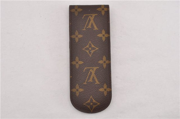 Authentic Louis Vuitton Monogram Etui Styro Pen Case M62990 LV 7914F