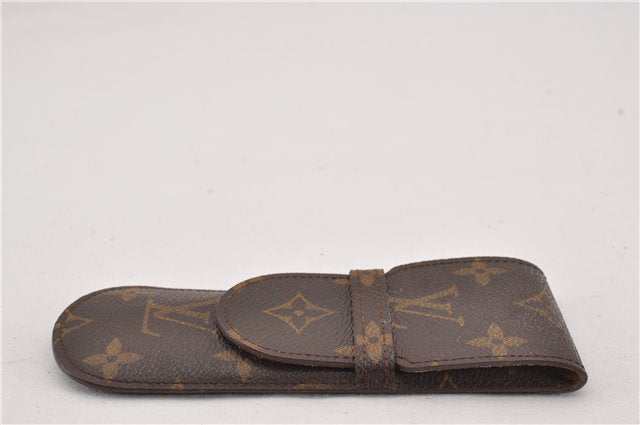 Authentic Louis Vuitton Monogram Etui Styro Pen Case M62990 LV 7914F
