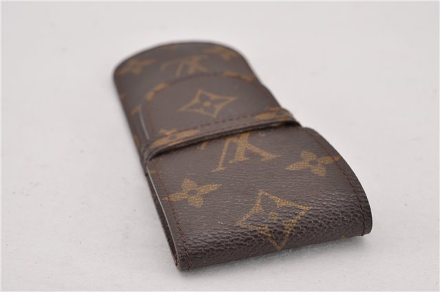 Authentic Louis Vuitton Monogram Etui Styro Pen Case M62990 LV 7914F