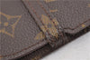 Authentic Louis Vuitton Monogram Etui Styro Pen Case M62990 LV 7914F