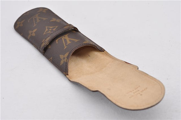 Authentic Louis Vuitton Monogram Etui Styro Pen Case M62990 LV 7914F