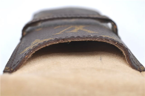 Authentic Louis Vuitton Monogram Etui Styro Pen Case M62990 LV 7914F